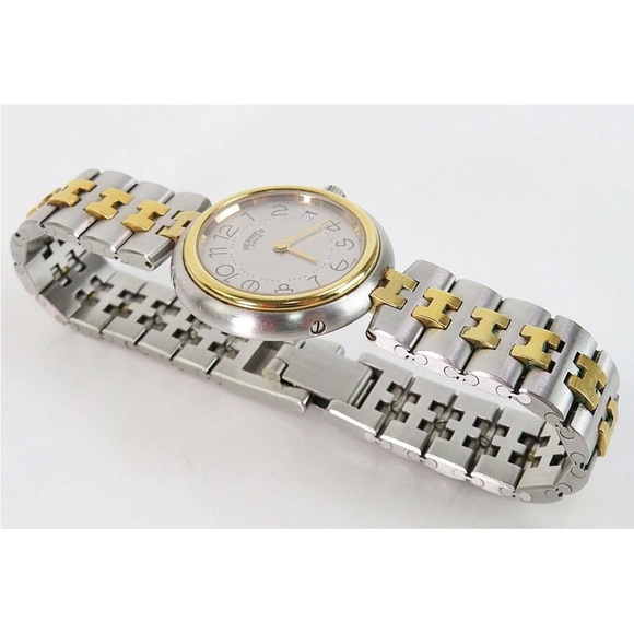 Hermes Silver and Gold Men's Watch - Picture 3 of 9